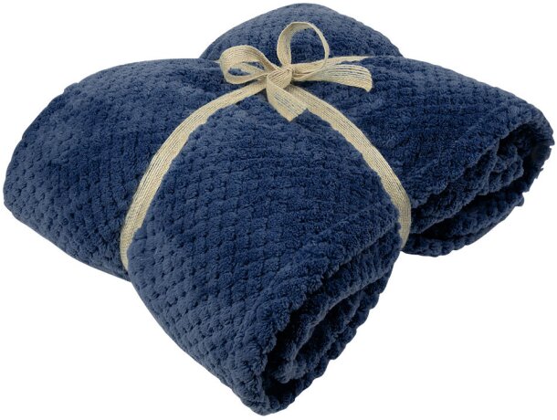 Manta publicitaria Batala con textura piña 110x160 cm azul detalle 7