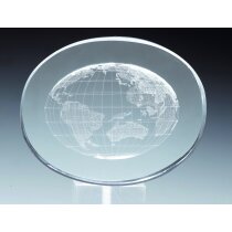 Trofeo de cristal mundo personalizado Trofeo de cristal mundo personalizado