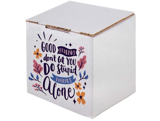Caja cuppa blanca barato