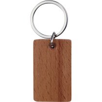Llavero de madera rectangular Llavero de madera rectangular
