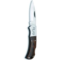 Navaja clásica de acero inoxidable y madera personalizada Navaja clásica de acero inoxidable y madera personalizada