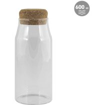 Botella Lucent cristal borosilicato tapón corcho