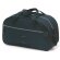 Bolsa de deporte de poliéster con cremallera gris Negro