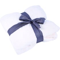 Manta polar de 240 gr 120x160 cm personalizada blanca Manta polar de 240 gr 120x160 cm personalizada blanca