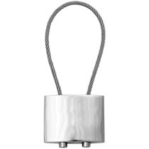 Llavero rectangular con forma de candado personalizado