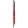 Bolígrafo de aluminio con puntero táctil y aros decorativos Rojo