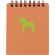 Libreta infantil caballito Naranja oscuro
