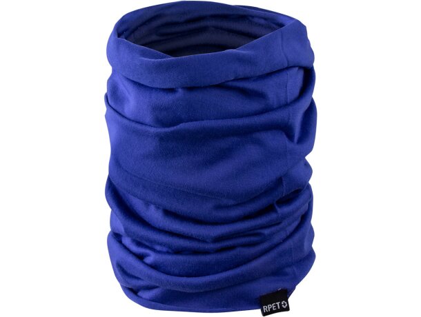Braga cuello Trend RPET tubular unisex certificada GRS azul detalle 10