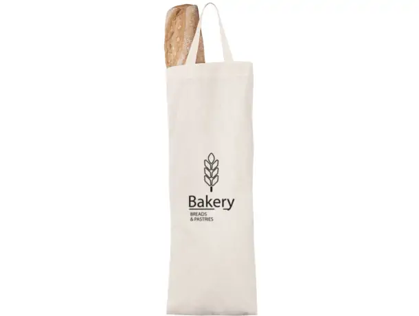 Bolsa de pan Flour algodón natural 20x50cm personalizada