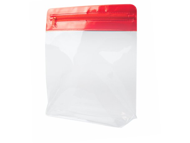 Neceser transparente de pvc con cremallera personalizado