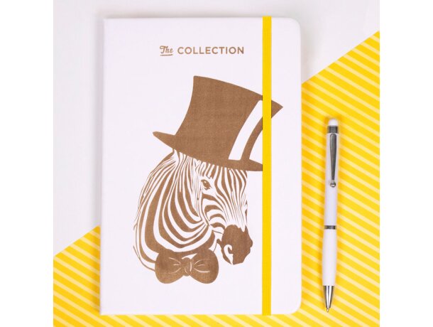 Libreta con marcapáginas personalizado