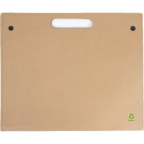 Portafolios de cartón ecológico con bloc y marcadores personalizado Portafolios de cartón ecológico con bloc y marcadores personalizado