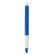 Bolígrafo ergonómico de colores con clip Azul