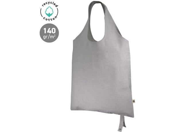 Bolsa compra plegable algodon reciclado waterfall barata