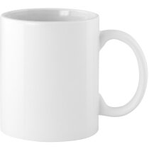 Taza cerámica blanca 350ml recubrimiento sublimable