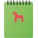 Libreta infantil caballito Verde claro