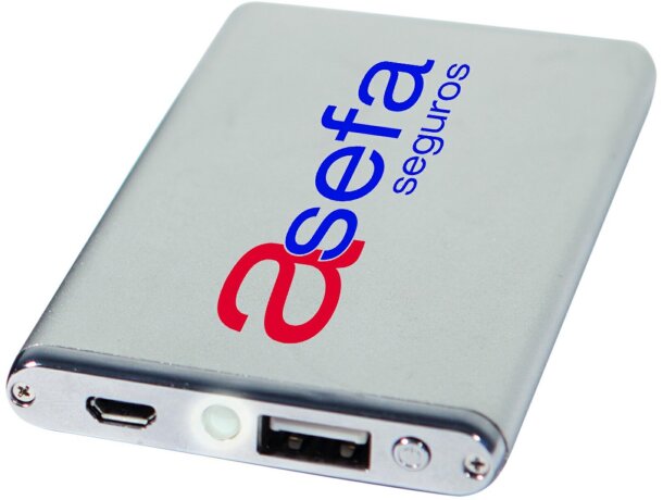 Batería externa de aluminio con 3000 mah barata Batería externa de aluminio con 3000 mah barata