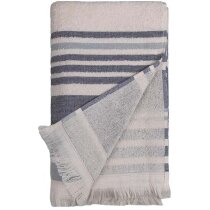 Toalla playa Mahalo algodón rayas bordes peluditos