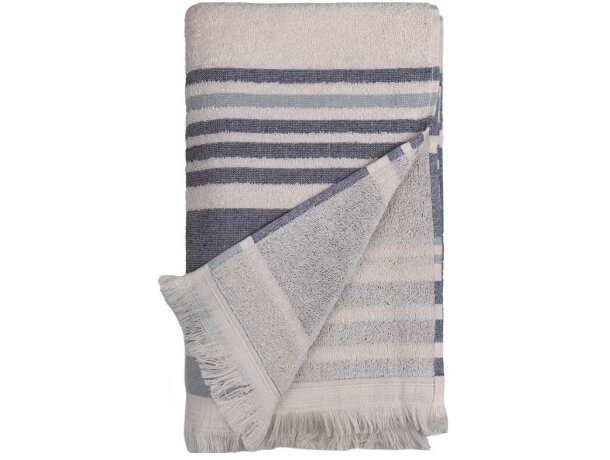 Toalla Playa Mahalo Algodón Premium Rayas Bordes Peluditos 100x150 detalle 7