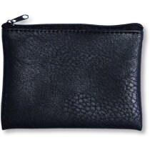 Monedero sencillo de PVC personalizado negro Monedero sencillo de PVC personalizado negro