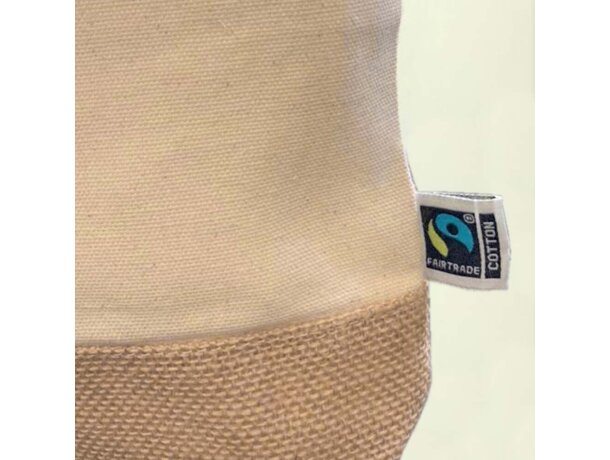 Neceseres personalizados con asa larga yute 220 g/m2 Big Volcanic detalle 4