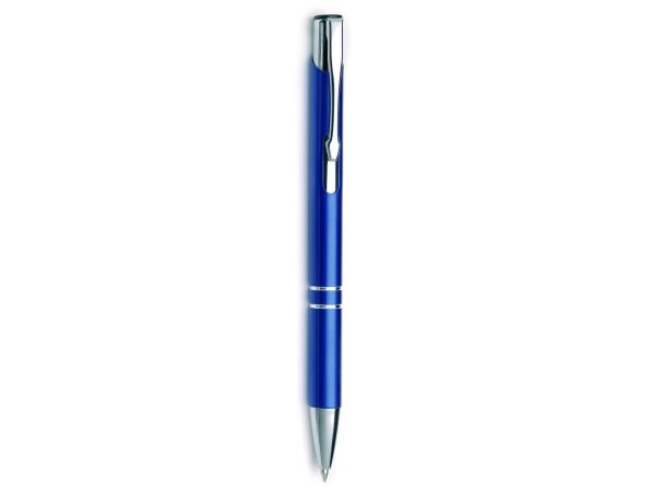 Bolígrafo en aluminio elegante azul Bolígrafo en aluminio elegante azul