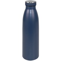 Botella térmica acero mate azul doble pared 500ml