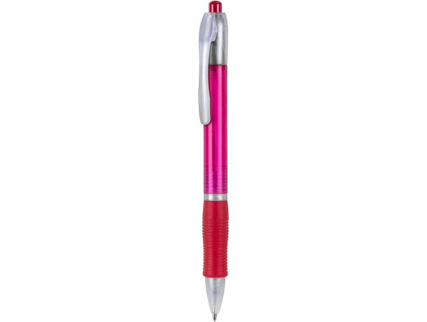 Bolígrafo traslúcido en plástico de colores detalle 1