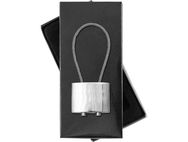 Llavero rectangular con forma de candado personalizado