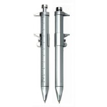 Bolígrafo de plástico con diseño de calibre personalizado Bolígrafo de plástico con diseño de calibre personalizado