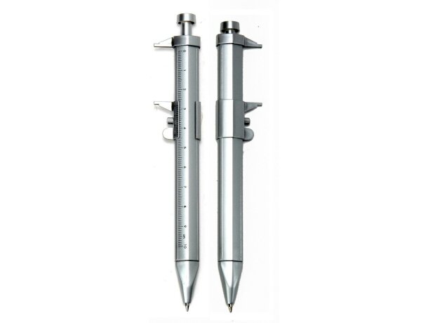 Bolígrafo de plástico con diseño de calibre personalizado Bolígrafo de plástico con diseño de calibre personalizado