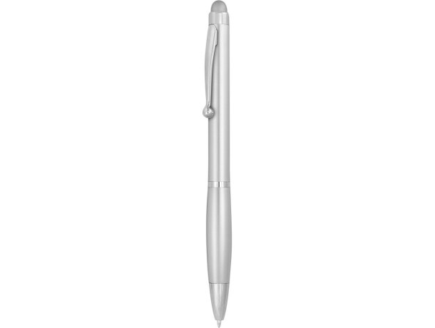 Bolígrafo con clip metálico y puntero para pantalla táctil barato