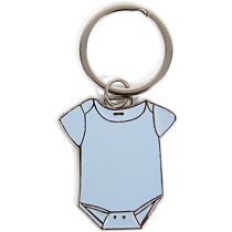 Llavero body bebe personalizado azul Llavero body bebe personalizado azul