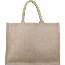 Bolsa de yute para la compra o la playa Bolsa de yute para la compra o la playa
