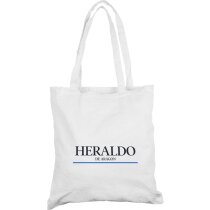 Bolsa de algodón con asas largas y resistentes blanca Bolsa de algodón con asas largas y resistentes blanca