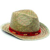 Sombrero de paja sencillo personalizado natural Sombrero de paja sencillo personalizado natural