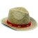 sombrero de paja sencillo personalizado natural