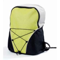 Mochila con cuerdas elásticas amarilla Mochila con cuerdas elásticas amarilla