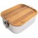 Fiambrera inox bambu papaya detalle 6