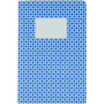 Libreta tamaño A5 con tapas de cartón estampadas barata azul Libreta tamaño A5 con tapas de cartón estampadas barata azul