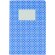 Libreta tamaño A5 con tapas de cartón estampadas azul