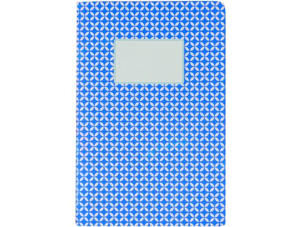 Libreta tamaño A5 con tapas de cartón estampadas barata azul Libreta tamaño A5 con tapas de cartón estampadas barata azul