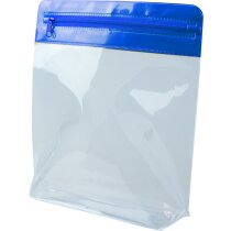 Neceser transparente de pvc con cremallera amarillo Neceser transparente de pvc con cremallera amarillo