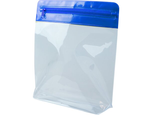 Neceser transparente de pvc con cremallera amarillo Neceser transparente de pvc con cremallera amarillo
