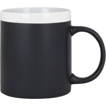 Taza decorada con pizarra de colores