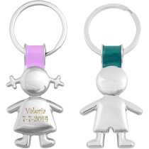 Llavero con forma de niños de metal personalizado Llavero con forma de niños de metal personalizado