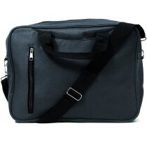 Bolsa de congresos con espacio en varios colores personalizada negra Bolsa de congresos con espacio en varios colores personalizada negra