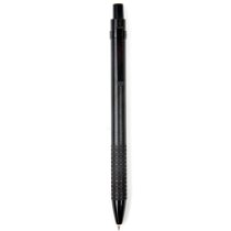 Bolígrafo en aluminio con clip y pulsador negro negro negro personalizado Bolígrafo en aluminio con clip y pulsador negro negro negro personalizado