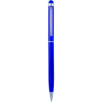 Bolígrafo sofisticado en aluminio con puntero personalizado azul Bolígrafo sofisticado en aluminio con puntero personalizado azul
