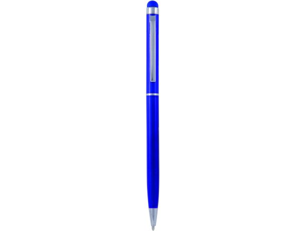 Bolígrafo sofisticado en aluminio con puntero personalizado azul Bolígrafo sofisticado en aluminio con puntero personalizado azul